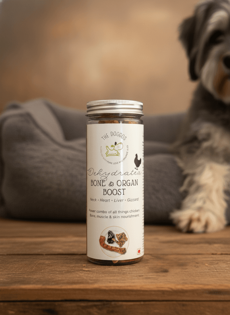Dehydrated bone and organ boost