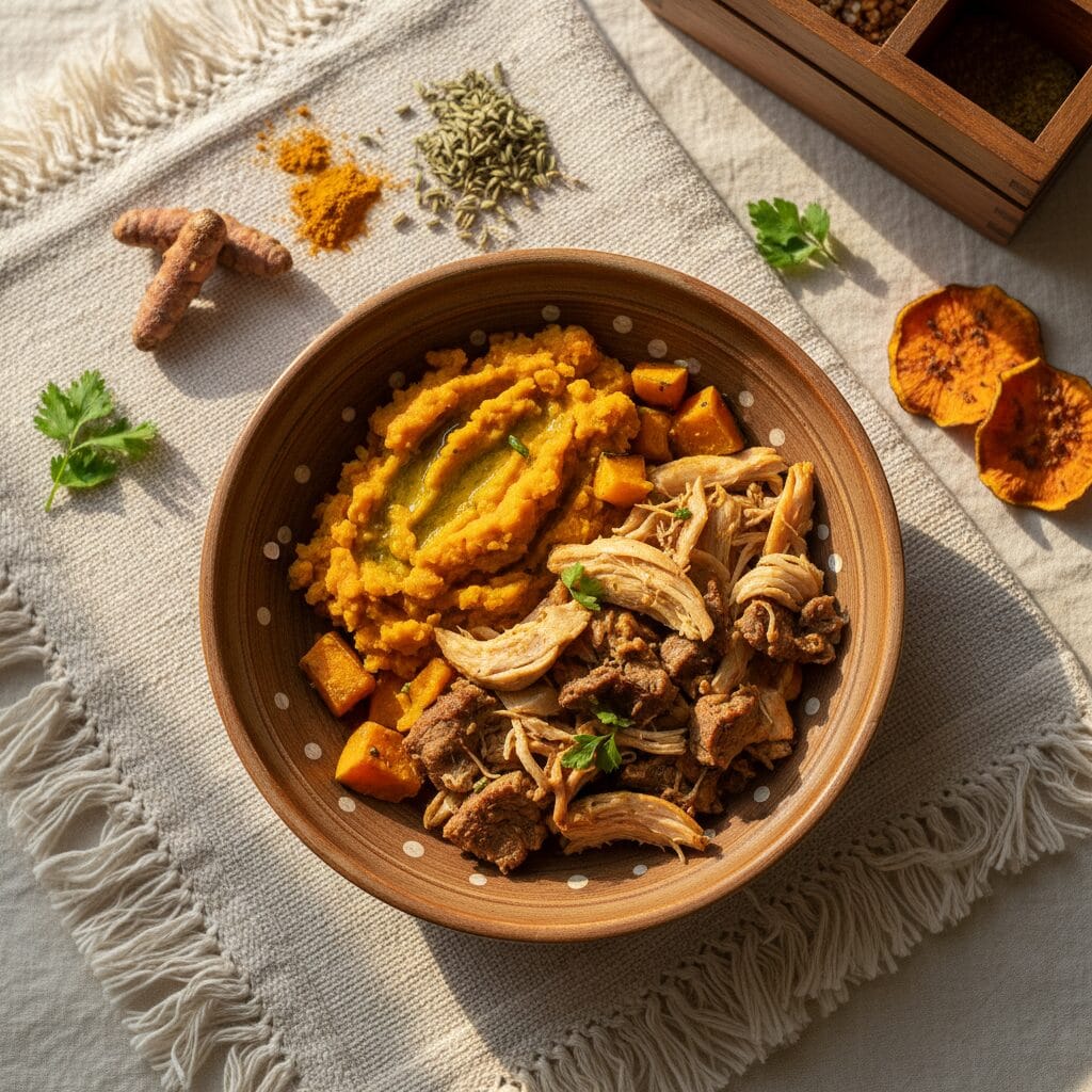 Home-cooked dog meal — boxer diet India
