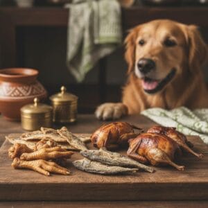 Natural dehydrated dog treats — chicken feet for dogs India