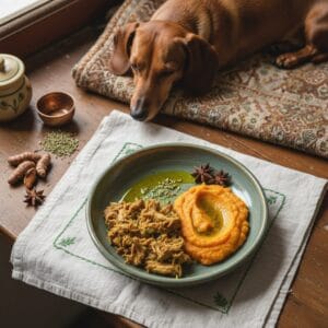 Home-cooked dog meal — dachshund diet India