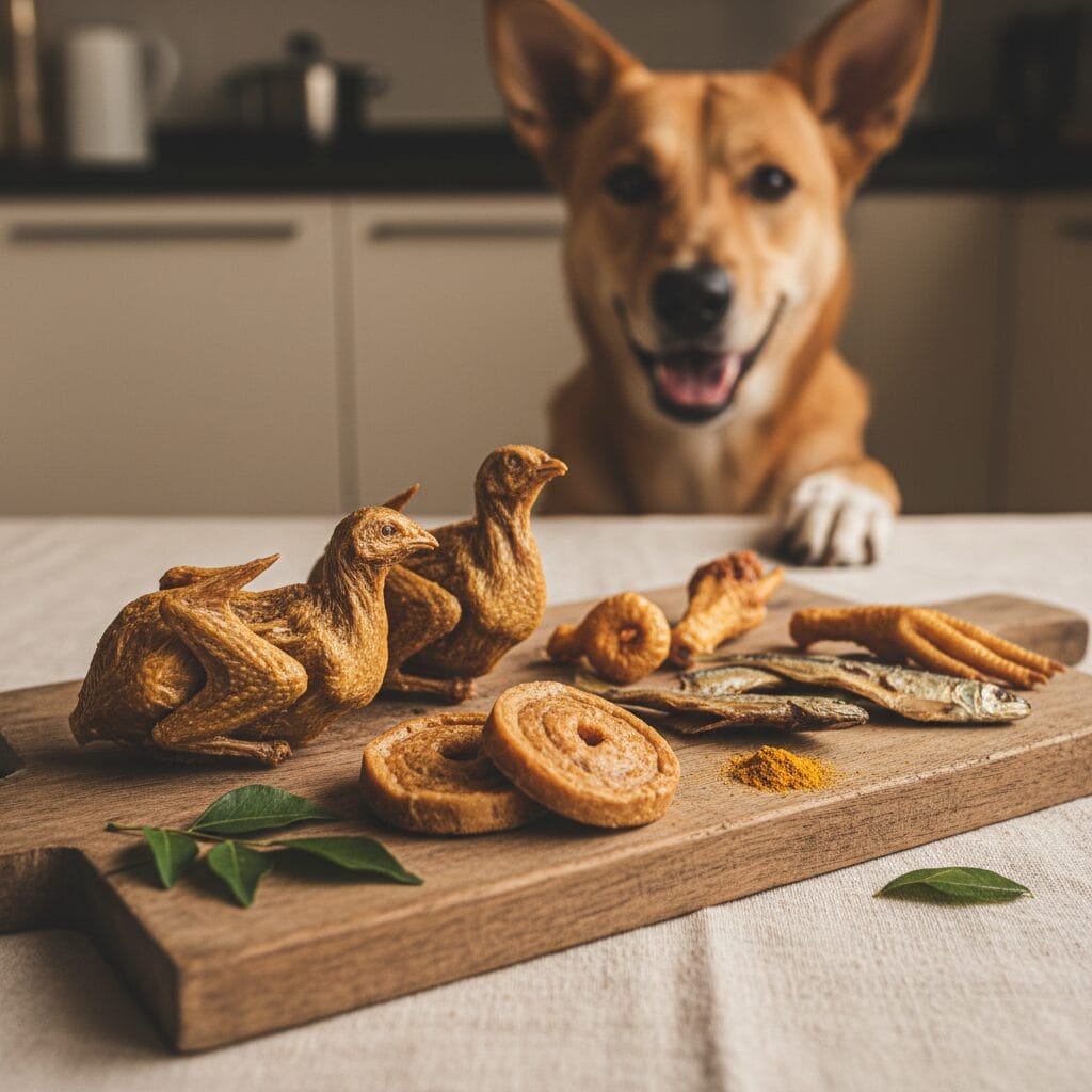 Natural dehydrated dog treats — quail for dogs India
