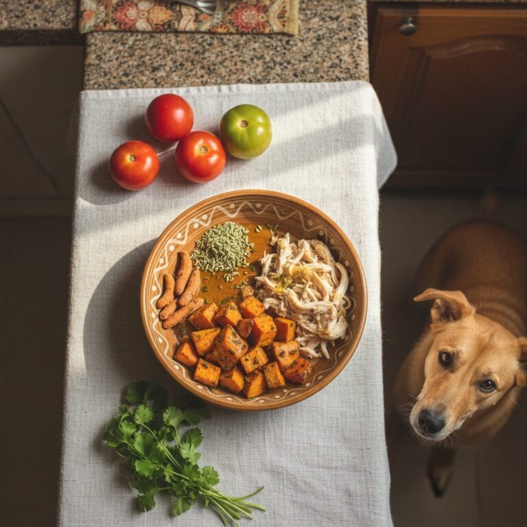 Home-cooked dog meal — Can Dogs Eat Tomato Safely in India? Ripe vs. Unripe Tamatar Guide