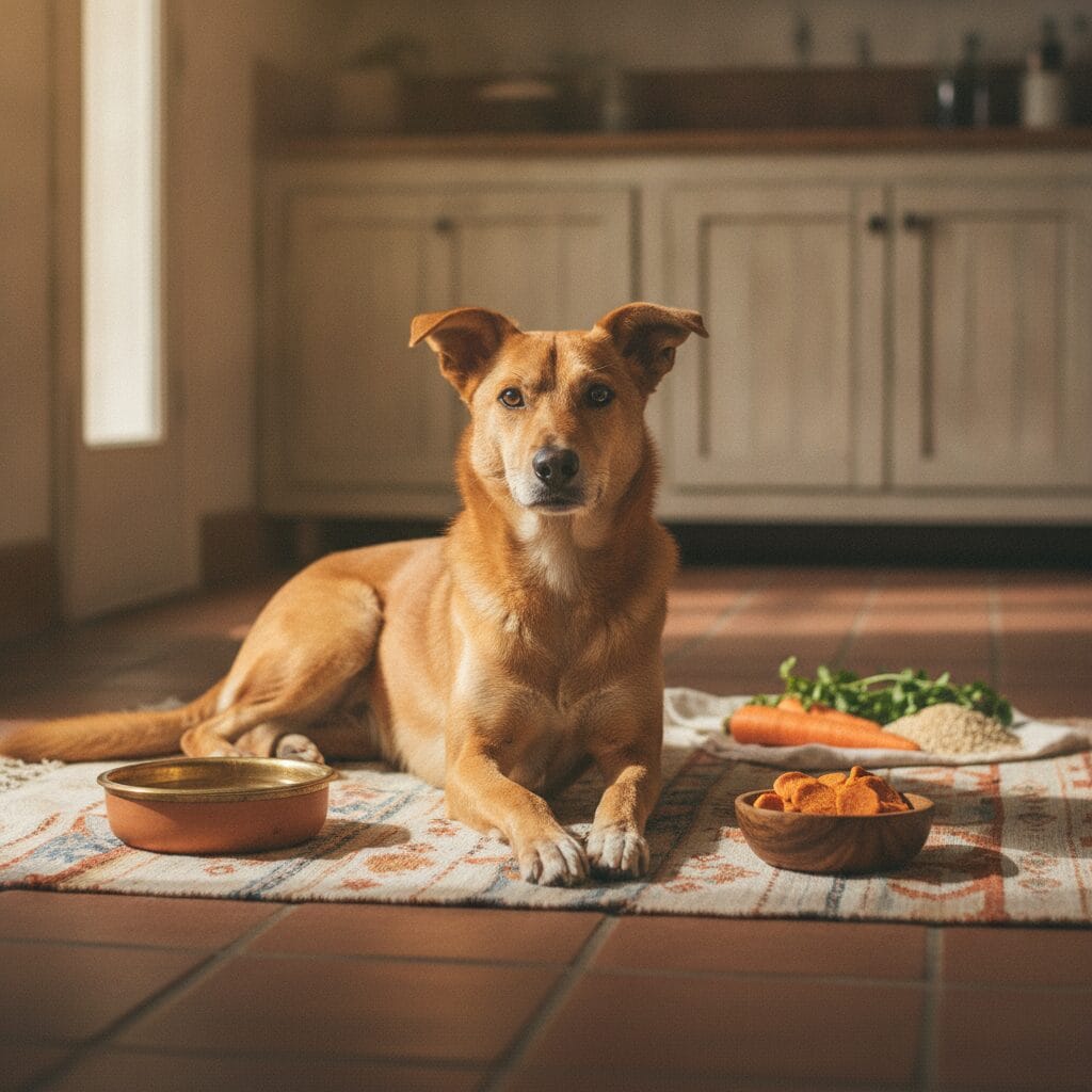 Healthy dog — dog flatulence causes india