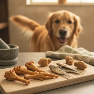 Natural dehydrated dog treats — food aggression in Indian dogs