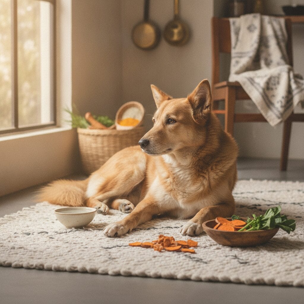 Healthy dog — hair loss India nutritional deficiencies