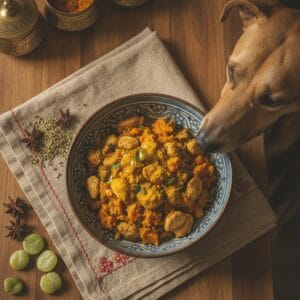 Home-cooked dog meal — indian gooseberry dogs vitamin c