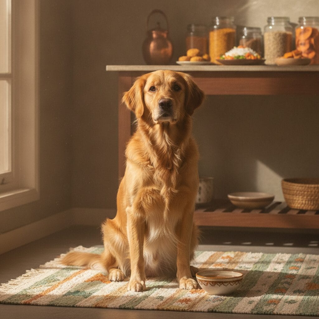 Healthy dog — my dog is throwing up yellow bile India