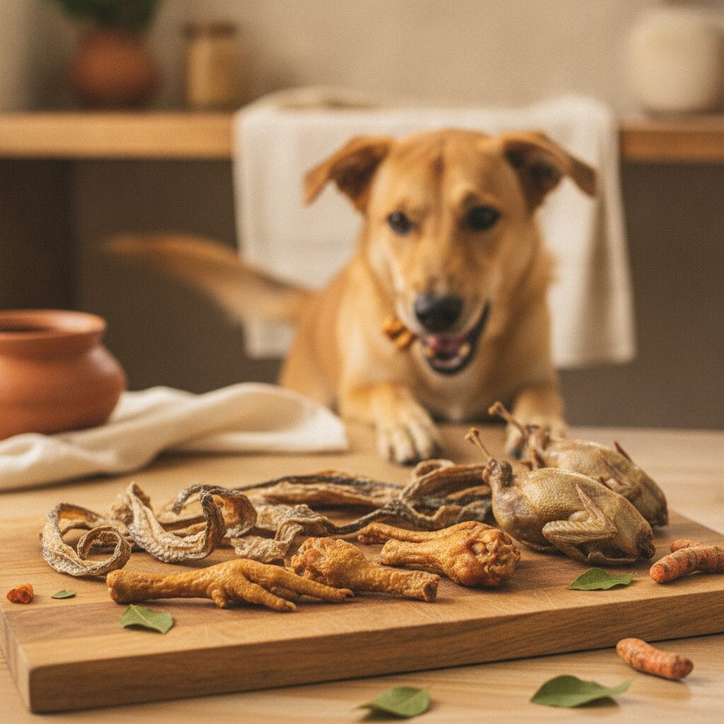 Natural dehydrated dog treats — natural puppy teething chews India