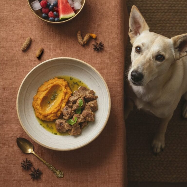 Home-cooked dog meal — homemade watermelon dog recipes india