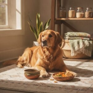 Healthy dog — fiber diet dog anal glands