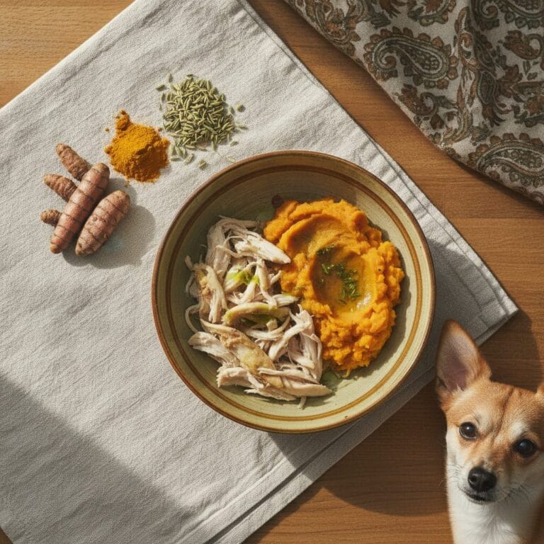 Home-cooked dog meal — patella small dogs diet india